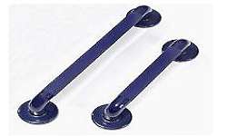 Straight Plastic Grab Rails 300mm, 450mm Blue Easibathe